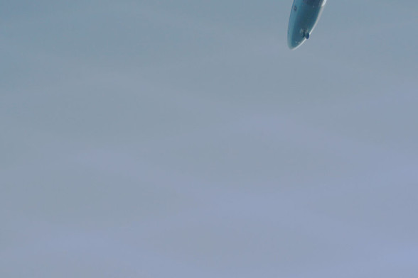 Air Force One boven Amsterdam