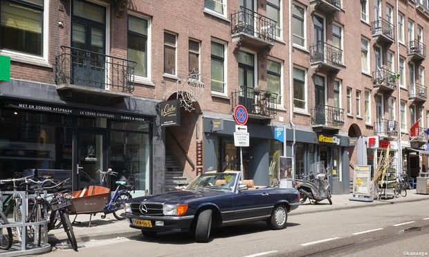 Amsterdam – Zeilstraat -  Mercedes-Benz 560 SL