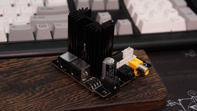 The NESessity v1.4 power/AV board that supports the NESRGB mod.