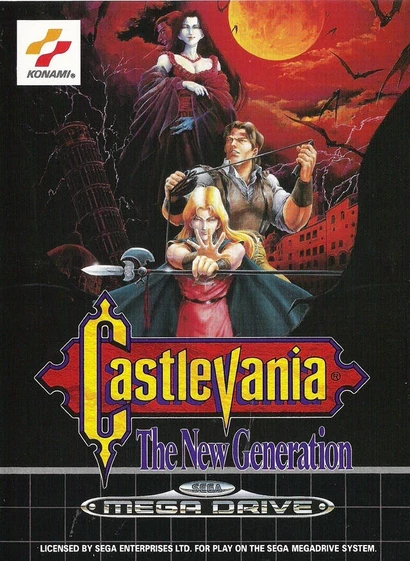 Front cover from Castlevania: The New Generation