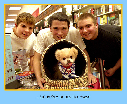 BIG BURLY DUDES like these!