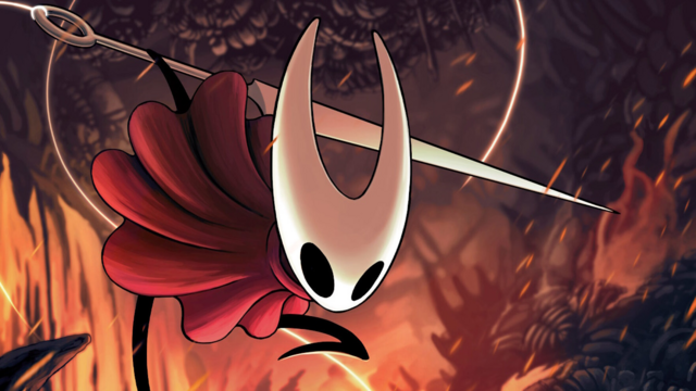 A picture of Hornet jumping across fire...