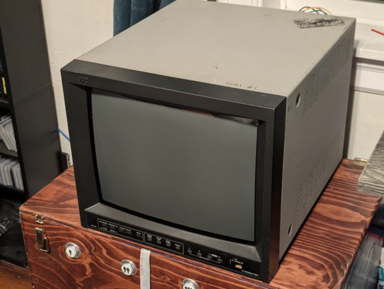 A picture of the JVC TM-150CG television sourced from the CRT database.