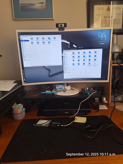 Mx Linux on live USB running on the win10 laptop.