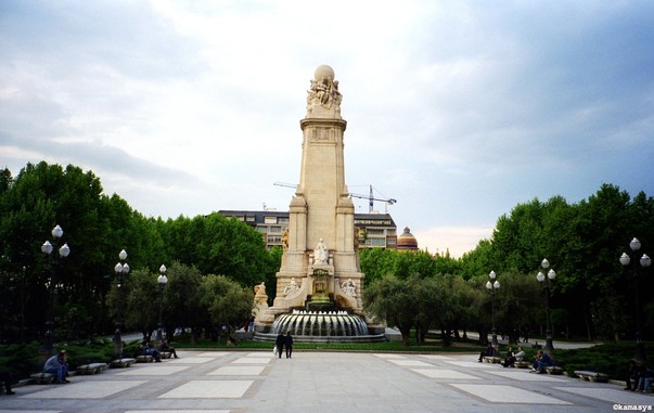 Madrid - Plaza de España - Monumento a Miguel de Cervantes