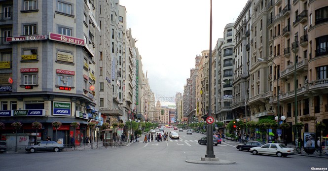 Madrid – Plaza de España, Gran Vía (1999)