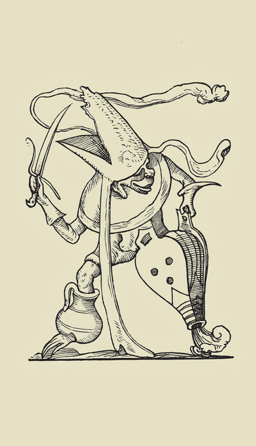 monkey-ish bishop warrior amalgamation of objects