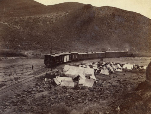 Chinese Camp At End Of Track