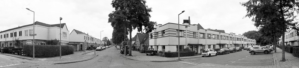 Rotterdam – De Kiefhoek - panorama Sandelingstraat, Dortsmondstraat