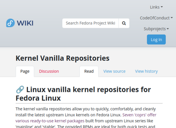 Screenshot from the top of the linked page