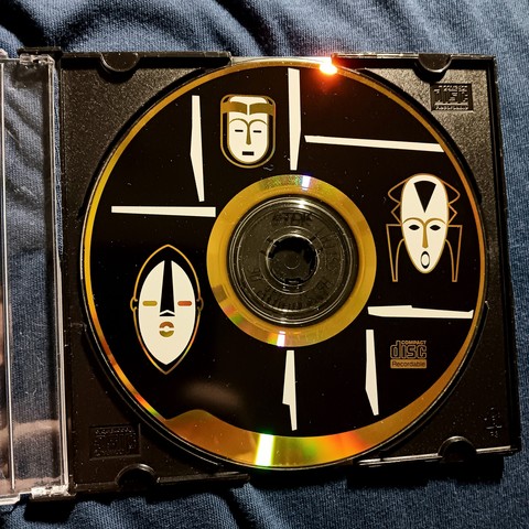 got tribal mask designs on it