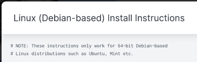 Linux (Debian-based) Install Instructions
# NOTE: These instructions only work for 64-bit Debian-based
# Linux distributions such as Ubuntu, Mint etc.
