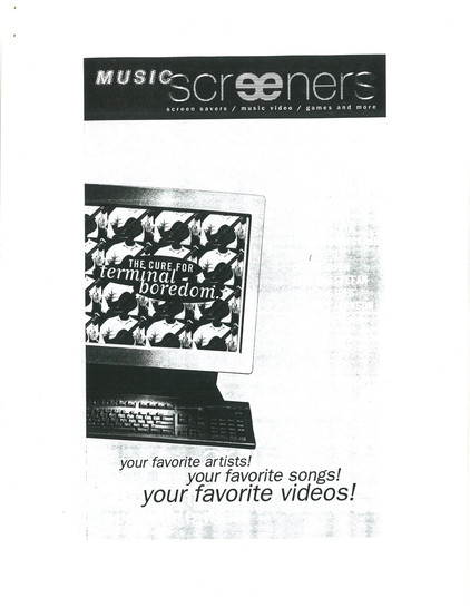 music screeners the cure for terminal boredom your favorite artists your favorite songs your favorite videos