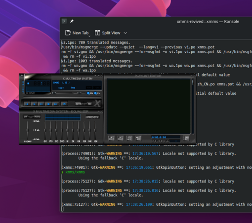 xmms on opensuse tumbleweed