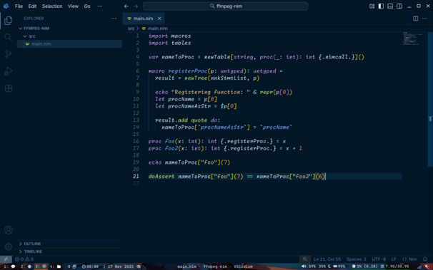 A simple macro to assign procedures to a lookup table so they can be referenced via string.