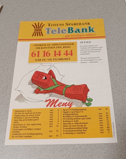 Telebank flyer