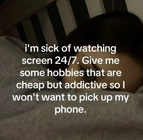 i'm sick of watching screen 24/7. Give me some hobbies that are cheap but addictive so I won't want to pick up my phone.