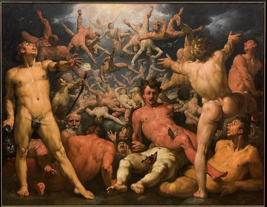 old titanomachy painting