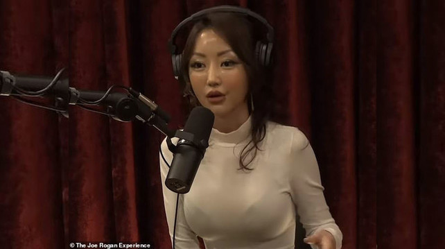 Yeonmi Park on Joe Rogan from this meme: https://knowyourmeme.com/memes/yeonmi-park-on-joe-rogan-parodies