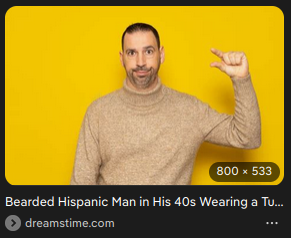 Bearded Hispanic Man in His 40s Wearing a Tu...
