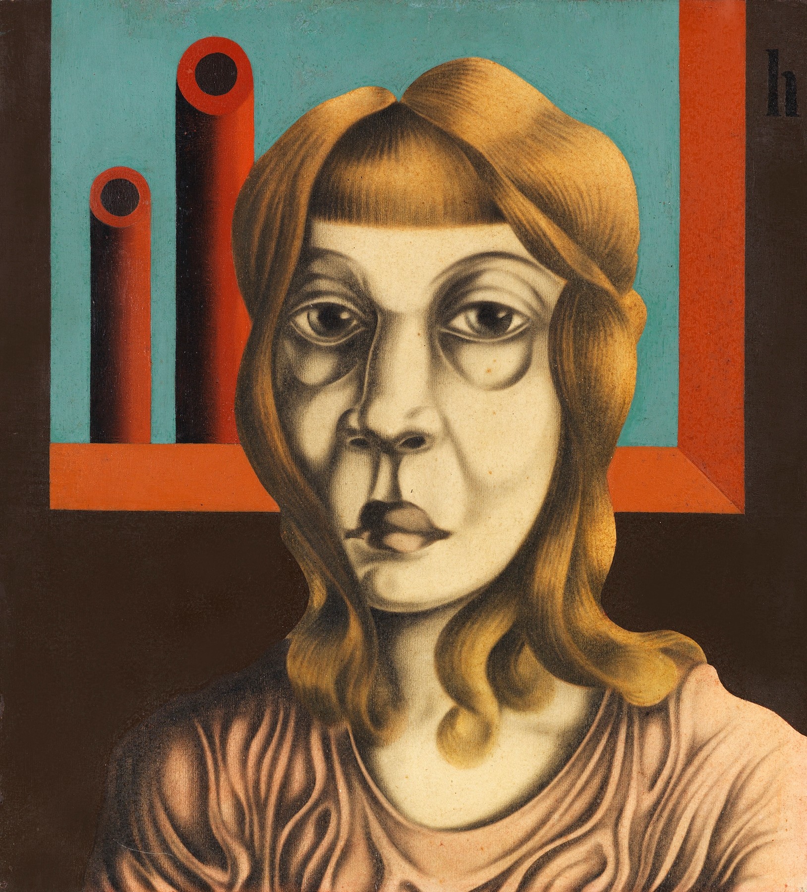 tired worn factory worker woman