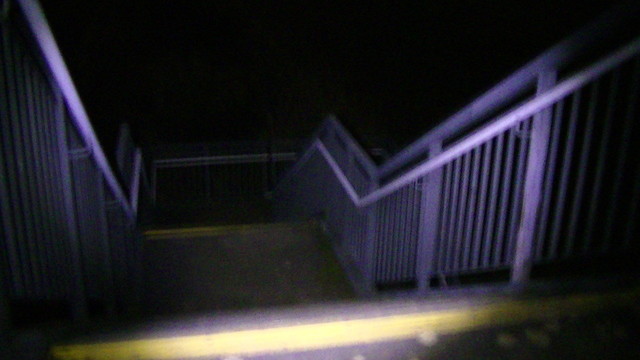 steel stairway_to_nowt. just darkness