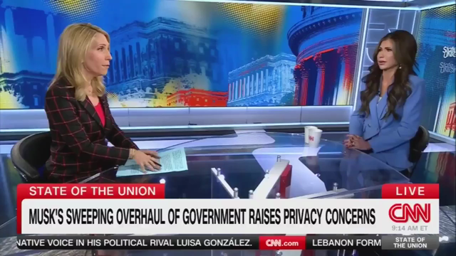 Kristi Noem: “We can't trust our government anymore.” Bash: “You are the government.” Noem: “Yes, that’s what I’m saying.”