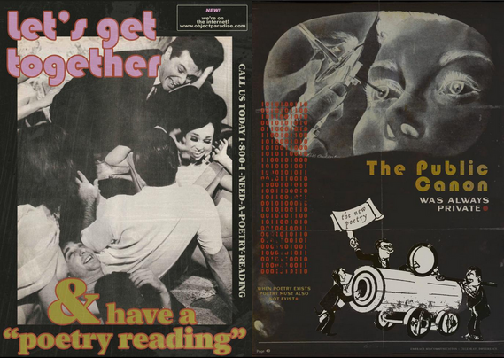 Let's get together and have a "poetry reading"
The Public Canon WAS ALWAYS PRIVATE