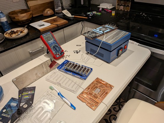 Thermal pads are a big pain because they like to stick like glue of cold, enough where you can really risk damaging your hardware if you pry.