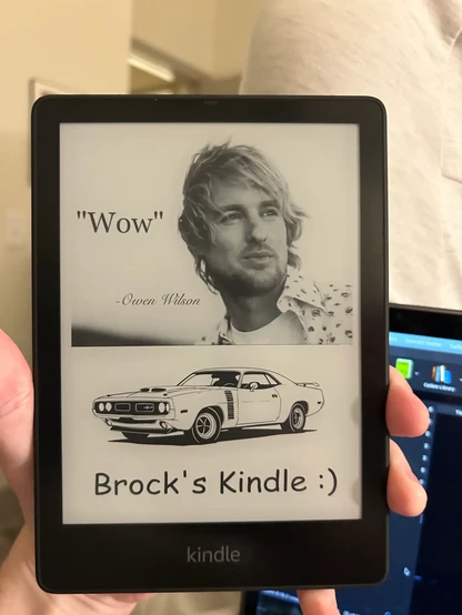 Brock's Kindle :)

"Wow" - Owen Wilson

muscle car