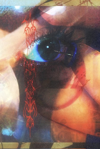 poking the contact visor into your eye