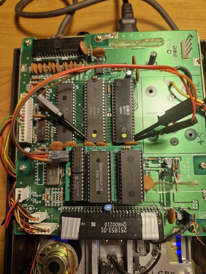 1551 RAMBoard with necessary connections