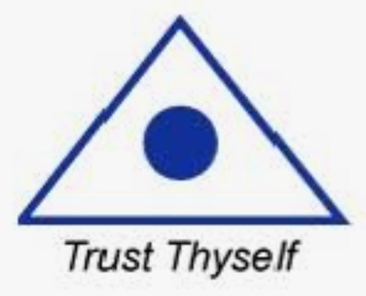 trust thyself. pyramid. dot.
