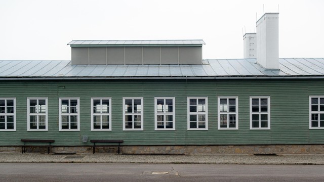 Mauthausen concentration camp, long laundry building