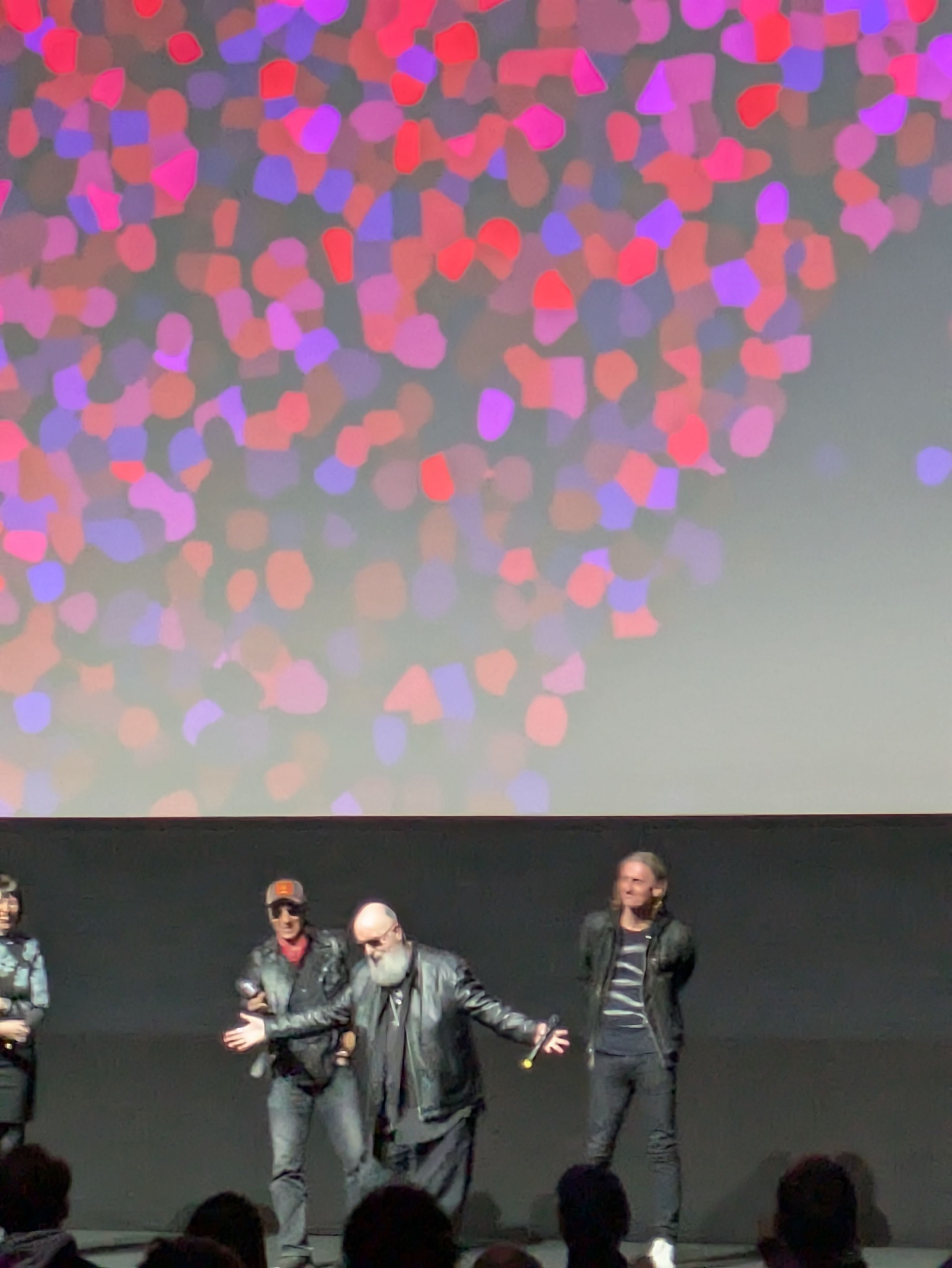 Berlinale 2026: Rob Halford on stage. Tom Morello to his left.