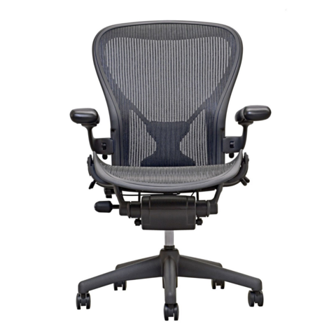 An artists impression of what the chair will look like (it's a stock photo of a Herman Miller Aeron chair).
