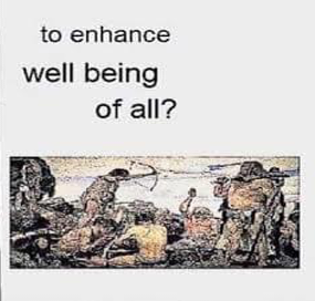 to enhance well being of all? *tribe image*