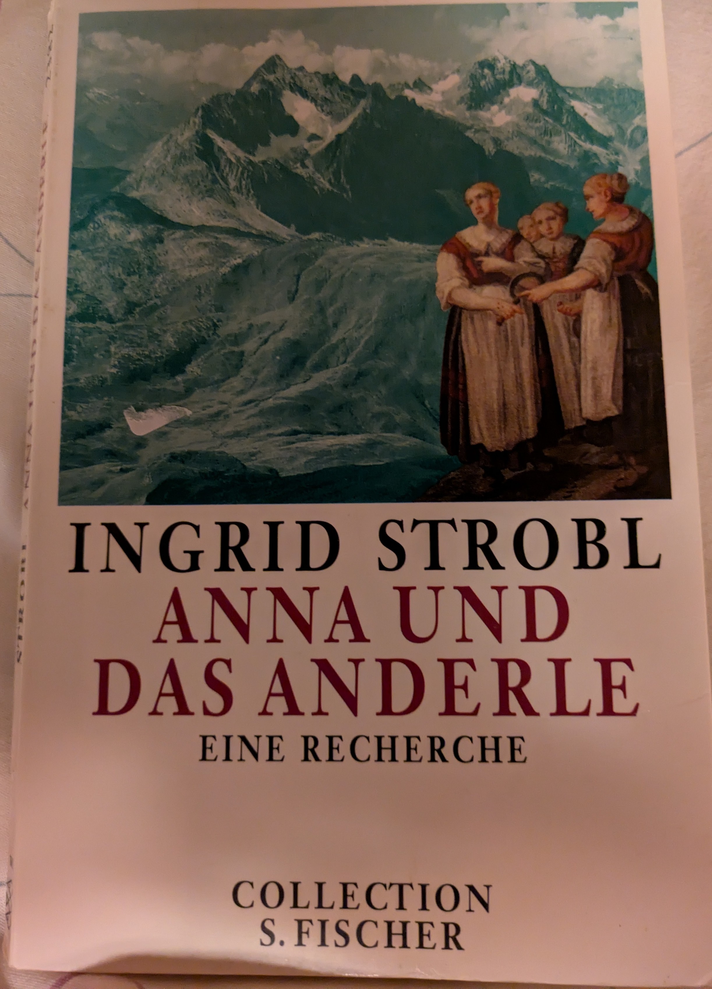 foto af bogomslag: Ingrid Strobl, Anna und das Anderle. Eine Recherche. Collection S. Fischer