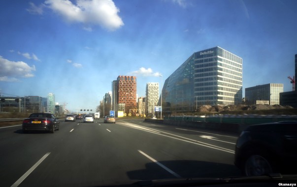 Amsterdam - A10 Zuid - Zuidas