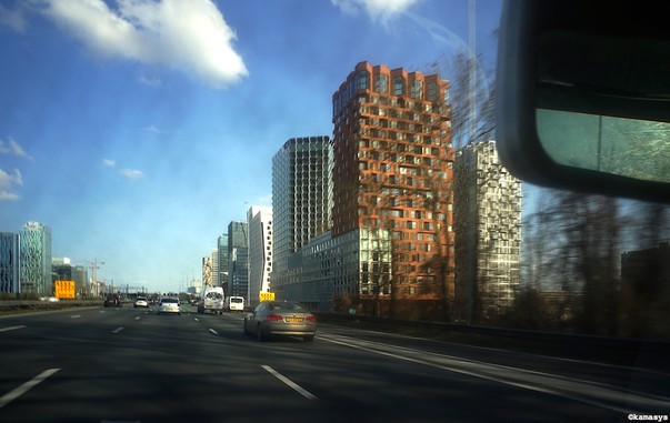 Amsterdam - A10 Zuid - Zuidas
