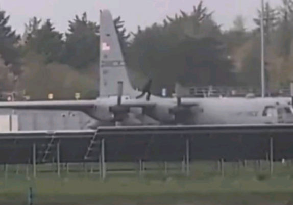 An Irish man broke into Shannon Airport, getting on top of an American C-130 cargo plane and smashing it with an axe