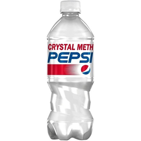 A bottle of Crystal Meth Pepsi