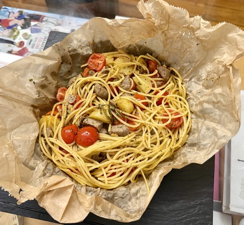 What’s described in the post, still in its baking paper