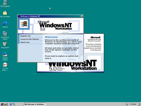 Windows NT 5.0 build 1796