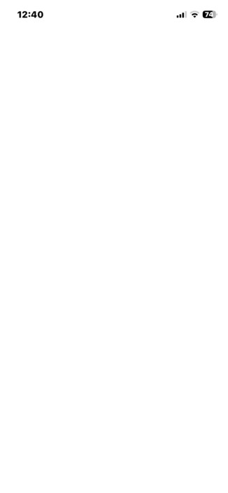 A screenshot of a white screen