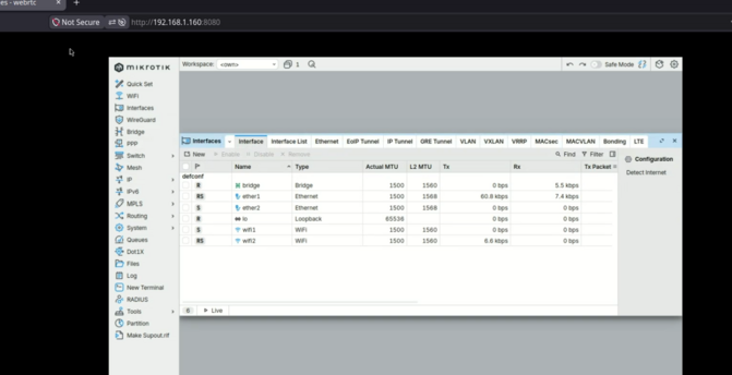 Mikrotik WinBox as a web service