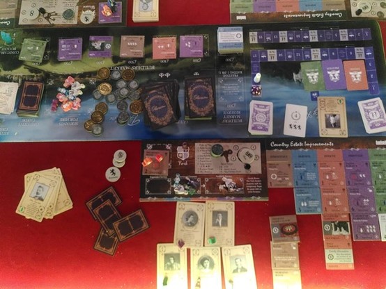 #potd Slightly weird theme (victorian gentry fixing their estate to get a rich person to marry their child), but as usual another fun board game: Obsession. https://domm.plix.at/potd/2026-05-25.html