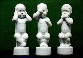 denmark babies speak no evil see no evil hear no evil