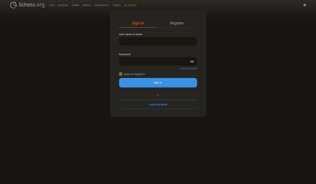 Screenshot of Licess login screen showing "Liquid Glass" design in the buttons (but not everywhere else).