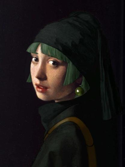 girl with pearl earring parody